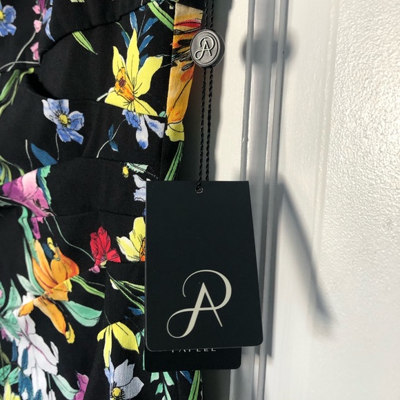 ADRIANNA PAPELL Floral Sweetheart Drape Sheath 8US - Picture 2 of 9